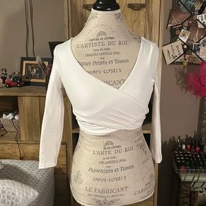 Bebe Zip Back Crop Top - Medium